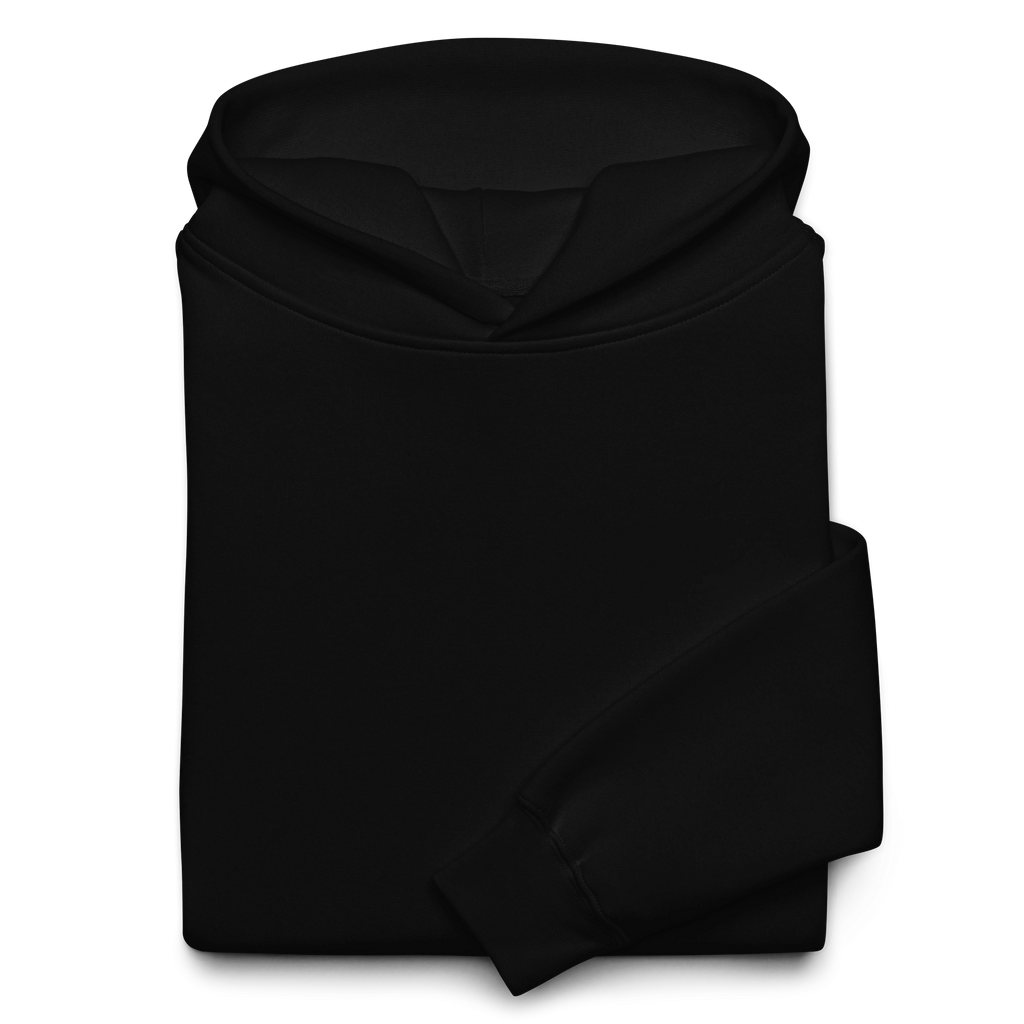 Hoodie Negro Obsidiana Oversize Felpa Omega Fit™