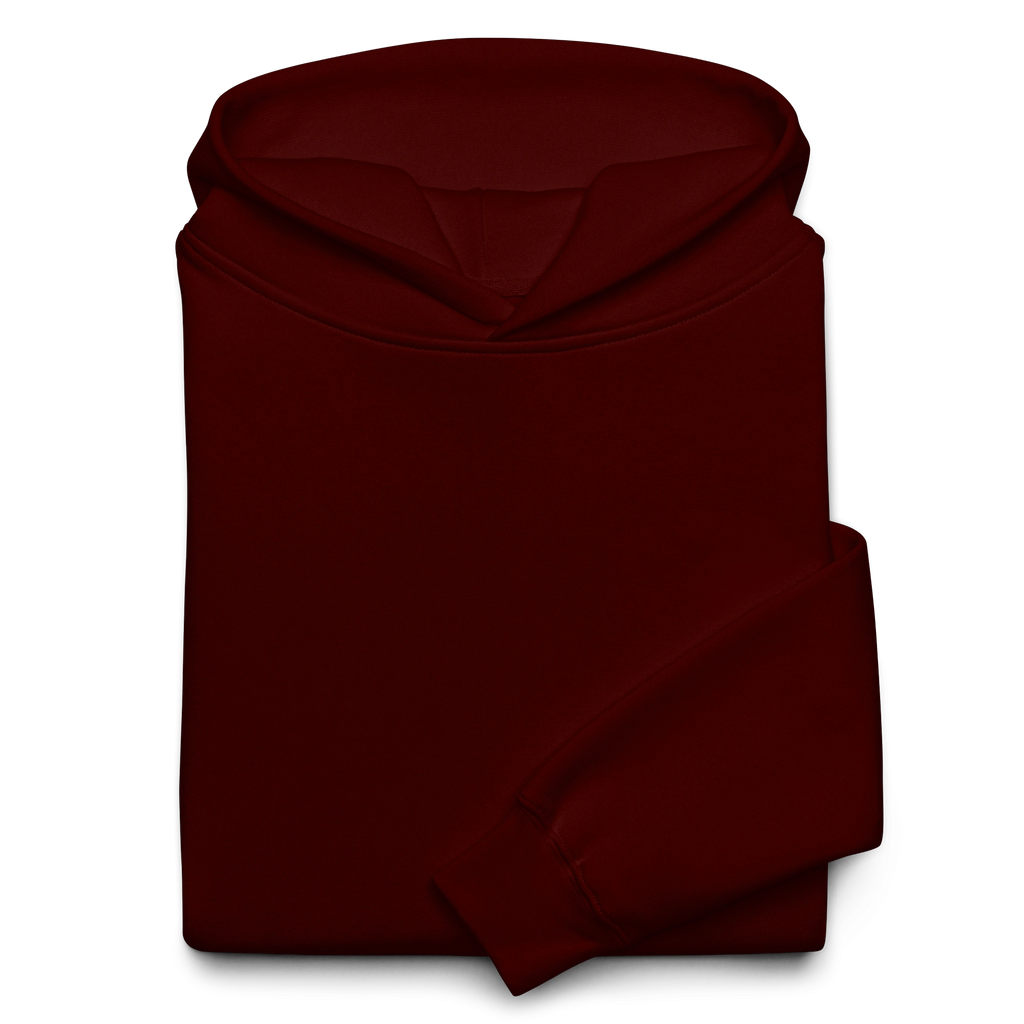 Hoodie Rojo Vino Oversize Felpa Omega Fit™