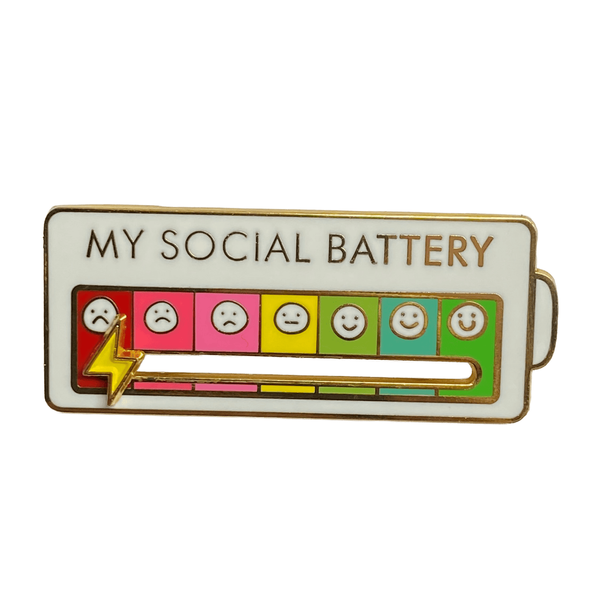 Pin - My Social Battery - Orbital ClothingPin - My Social BatteryPines5x3cm