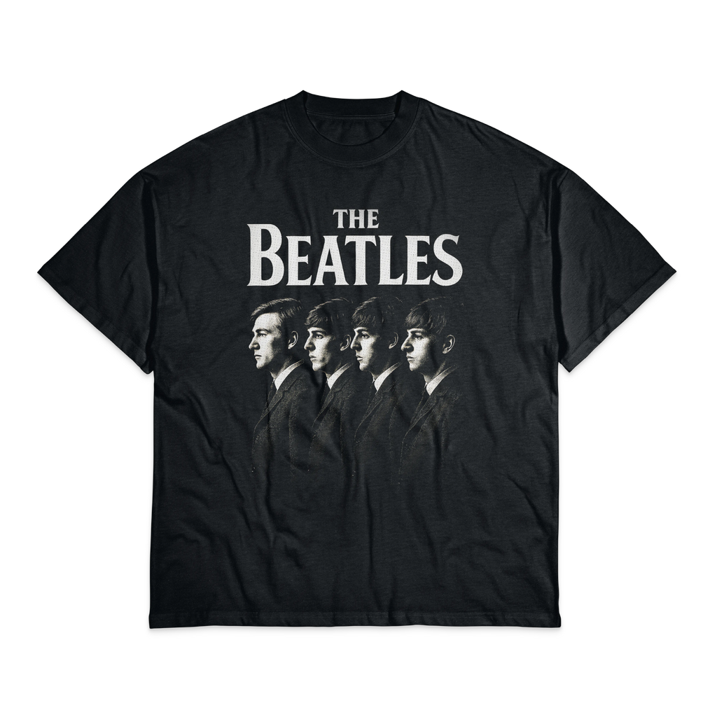 Playera Negro Obsidiana The Beatles