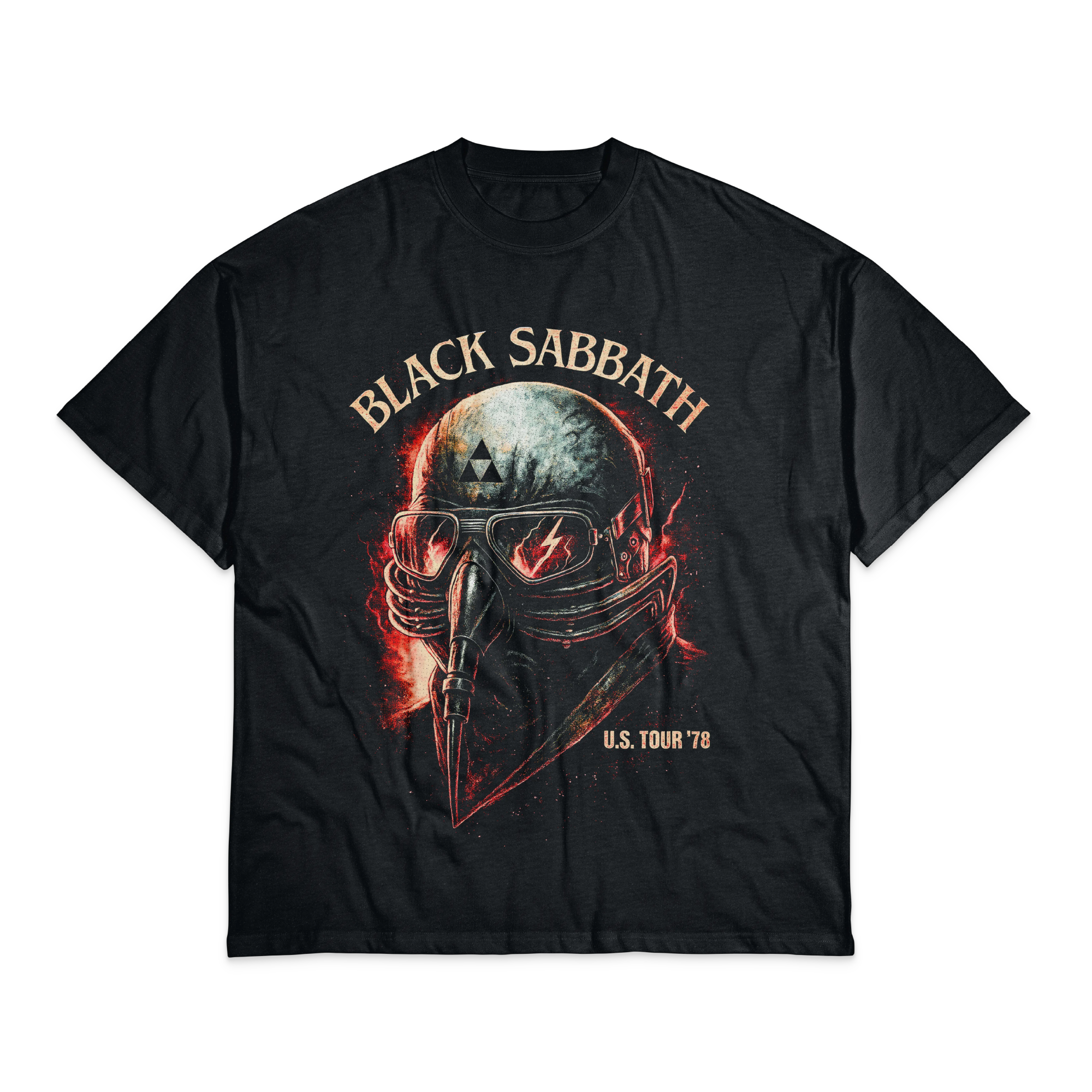 Playera Negro Obsidiana Black Sabbath