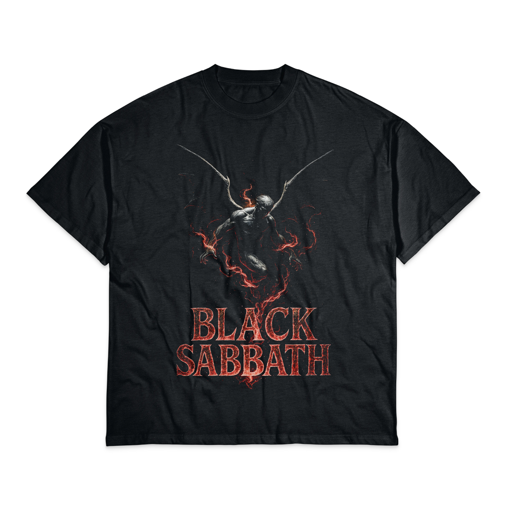 Playera Negro Obsidiana Black Sabbath