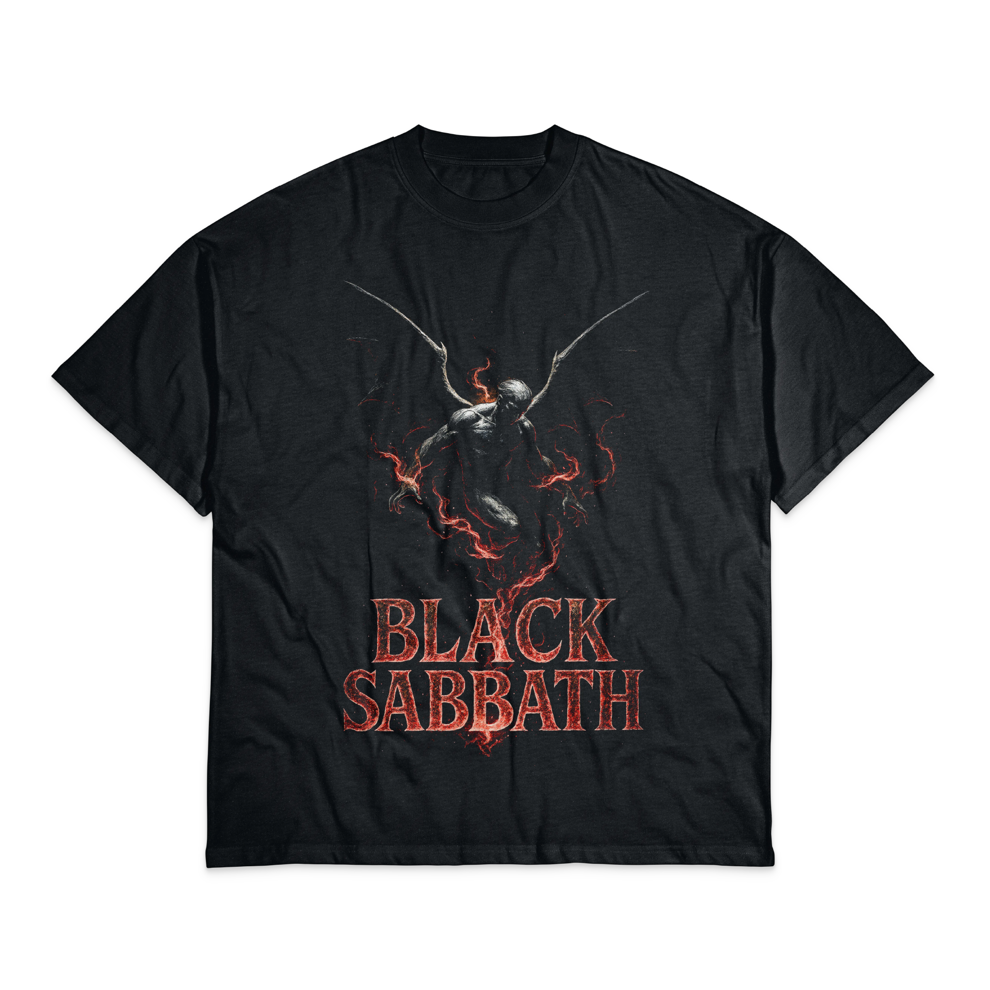 Playera Negro Obsidiana Black Sabbath