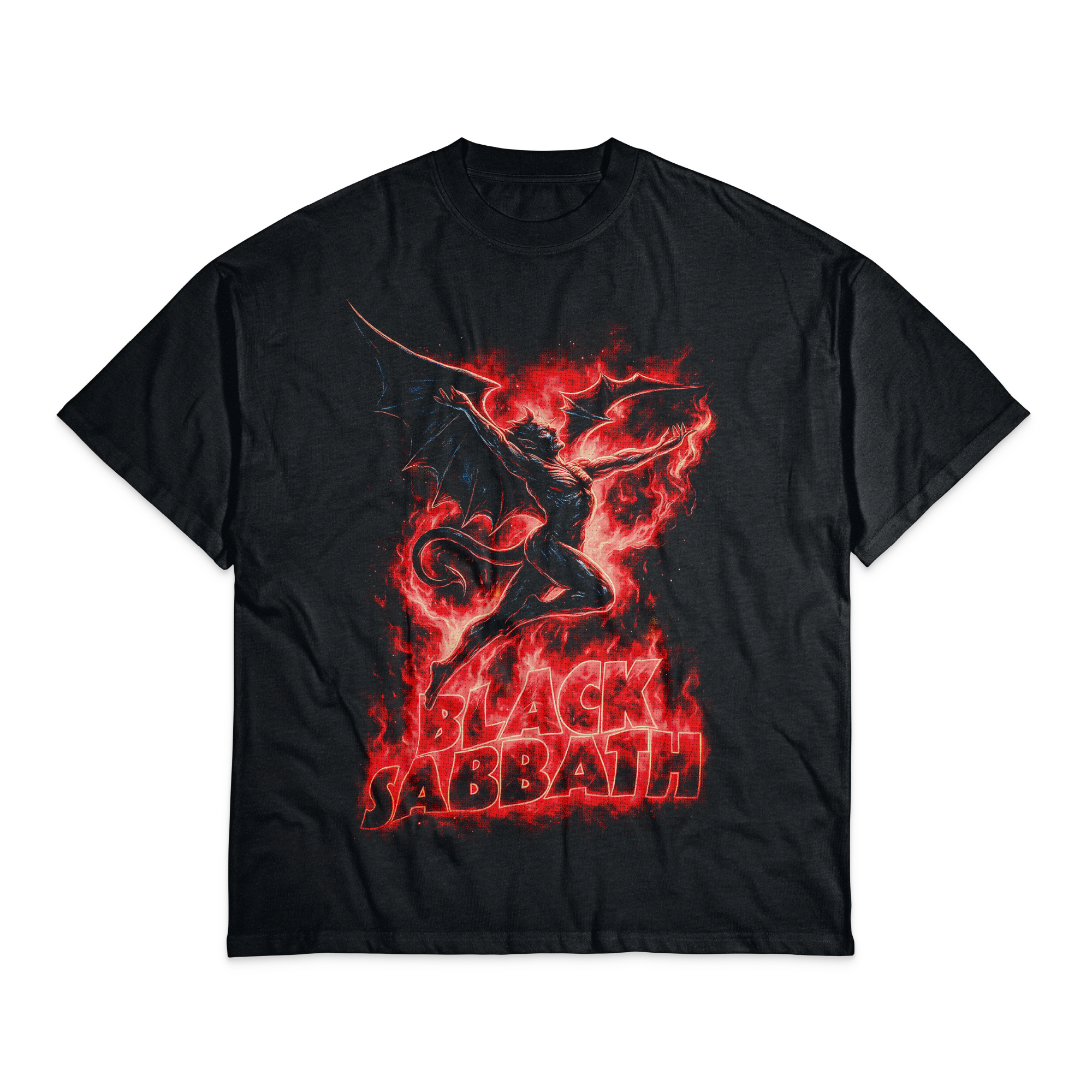 Playera Negro Obsidiana Black Sabbath