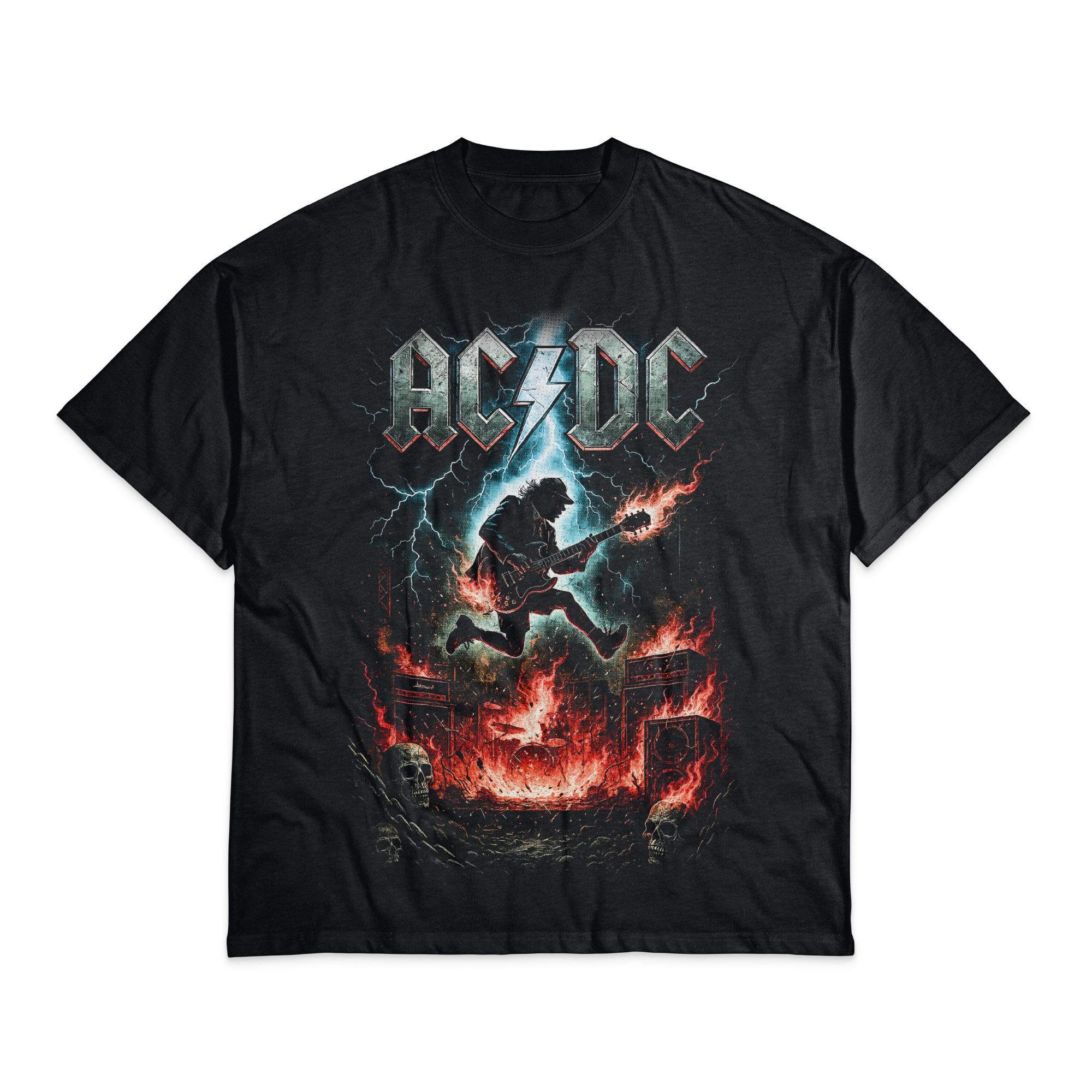 Playera Negro Obsidiana AC/DC