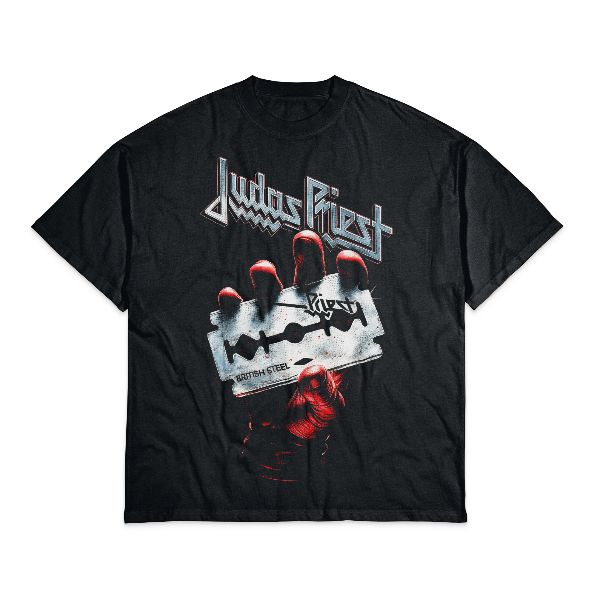 Playera Negro Obsidiana Judas Priest