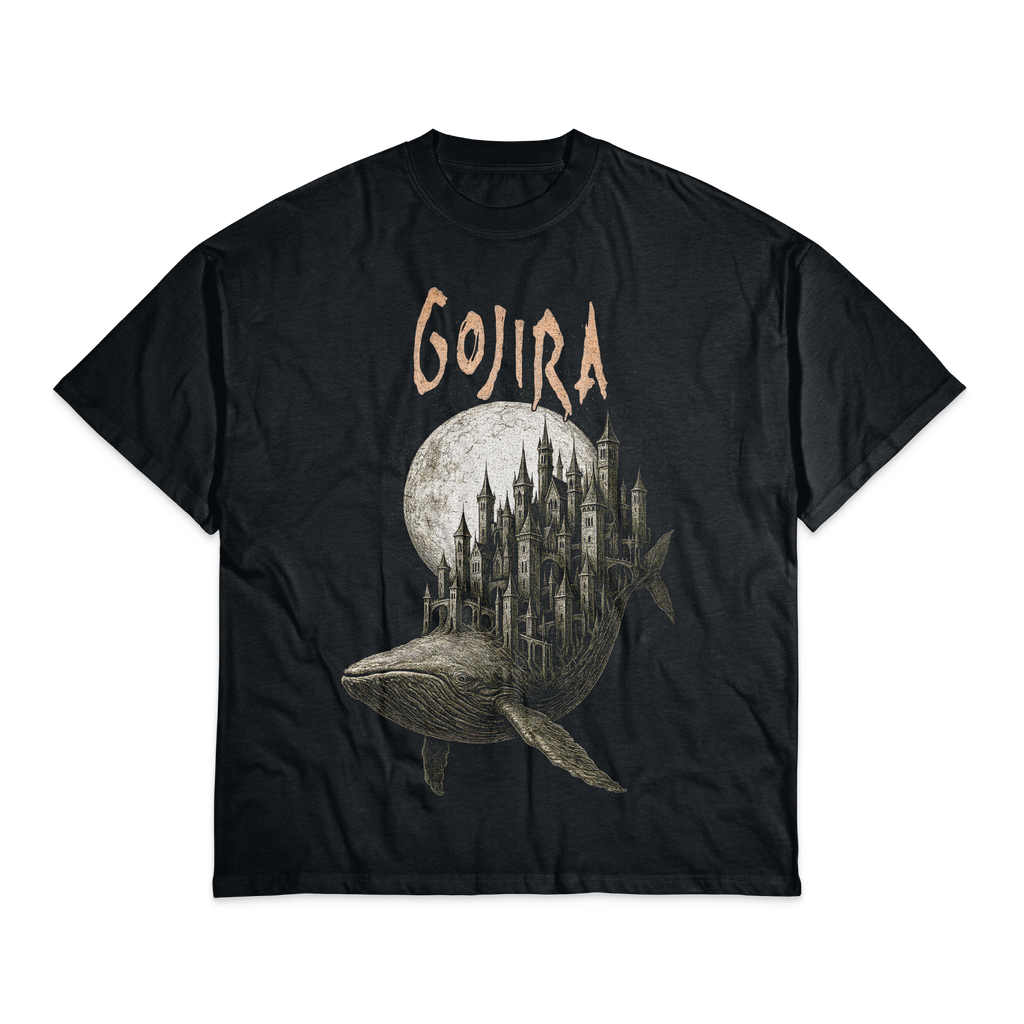 Playera Negro Obsidiana Gojira
