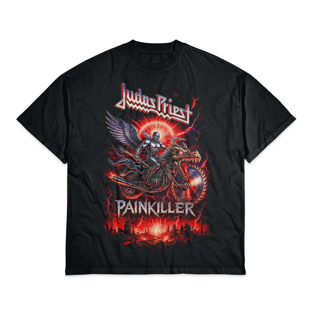 Playera Negro Obsidiana Judas Priest