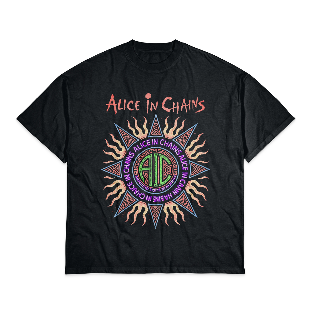 Playera Negro Obsidiana Alice in Chains