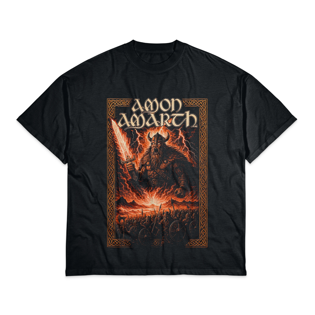 Playera Negro Obsidiana Amon Amarth