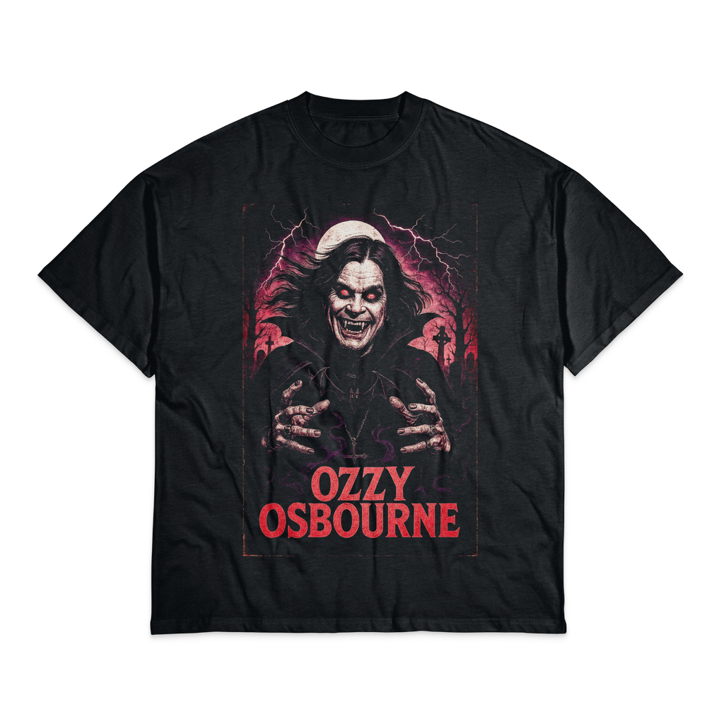 Playera Negro Obsidiana Ozzy Osbourne
