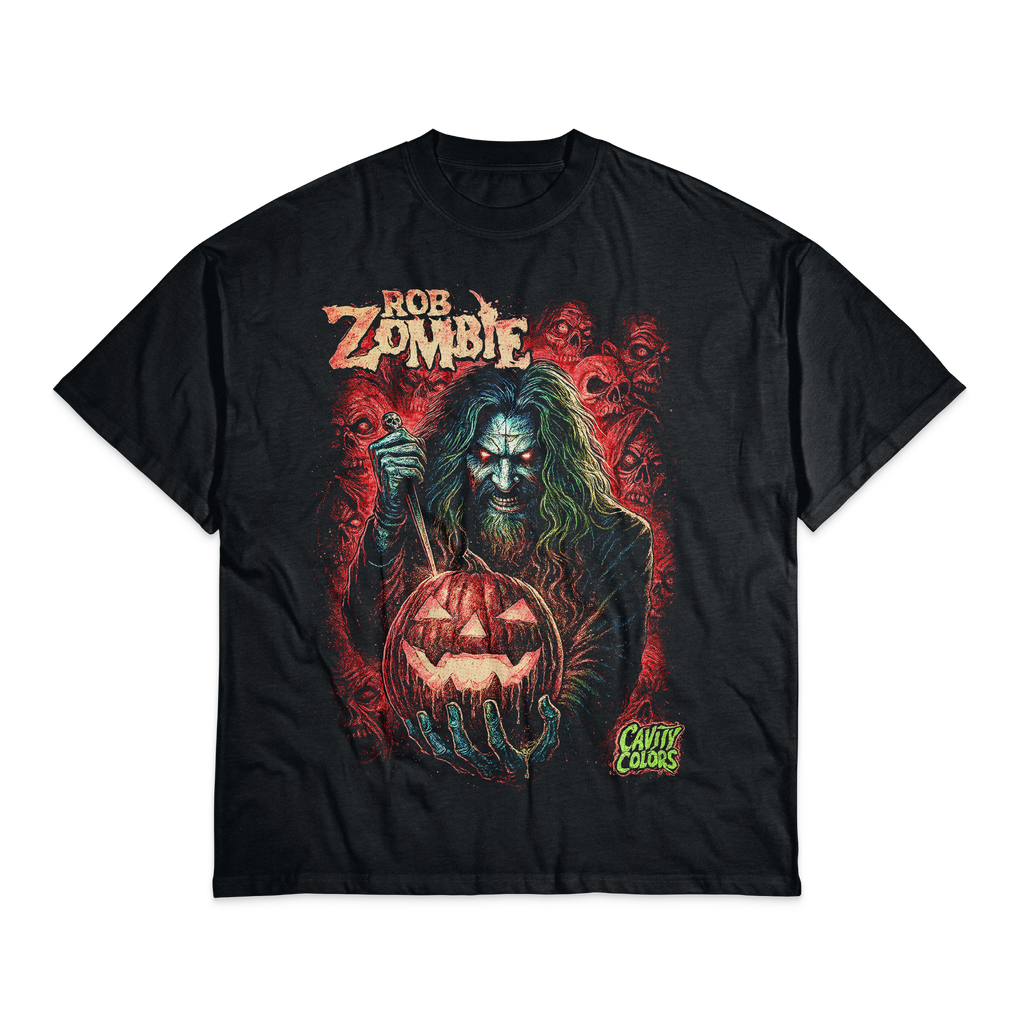 Playera Negro Obsidiana Rob Zombie