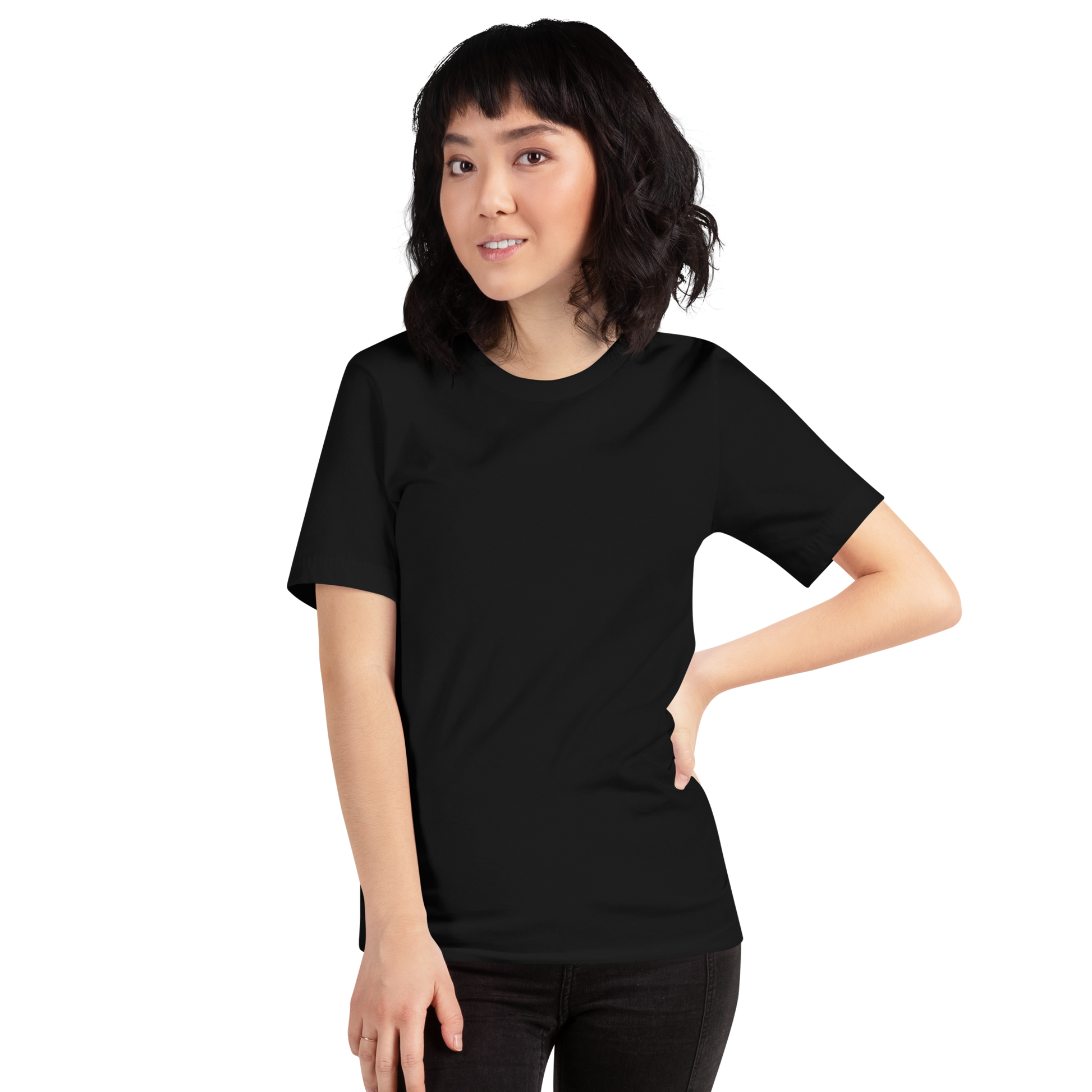 Playera Negro Obsidiana B.A.S.E. Regular Cosmos Fit