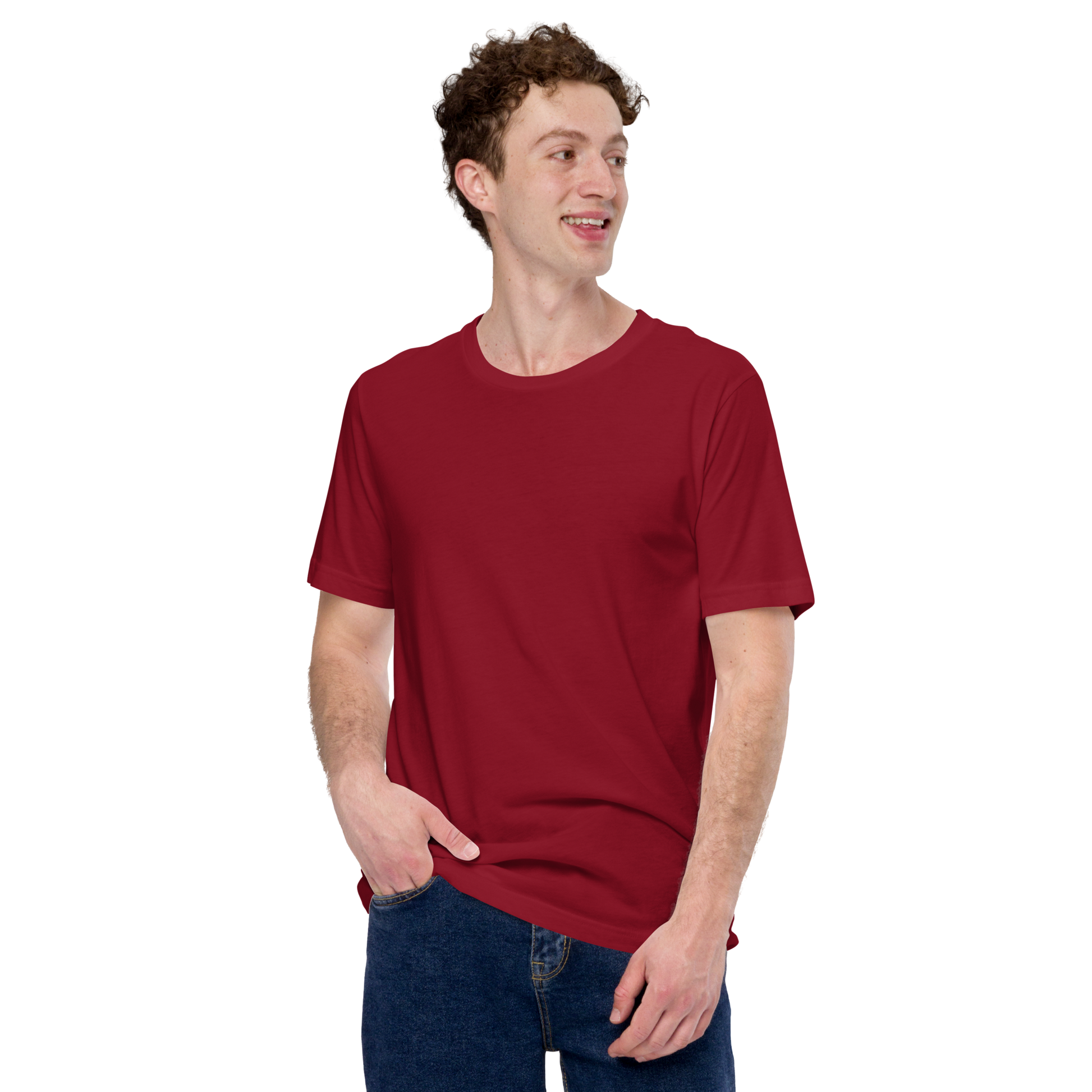 Playera Rojo Vino B.A.S.E. Regular Cosmos Fit